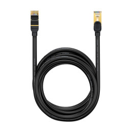 Baseus Speed Seven greitas RJ45 tinklo kabelis 10Gbps 20m juodas (WKJS010901)