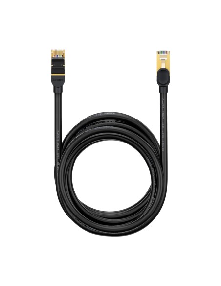 Baseus Speed Seven greitas RJ45 tinklo kabelis 10Gbps 20m juodas (WKJS010901)