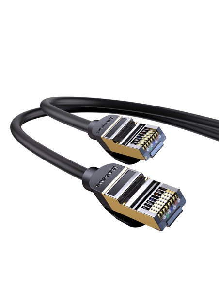 Baseus Speed Seven greitas RJ45 tinklo kabelis 10Gbps 20m juodas (WKJS010901)