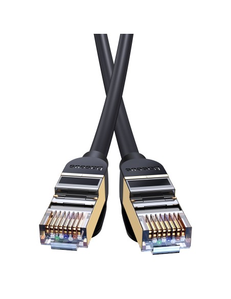 Baseus Speed Seven greitas RJ45 tinklo kabelis 10Gbps 20m juodas (WKJS010901)