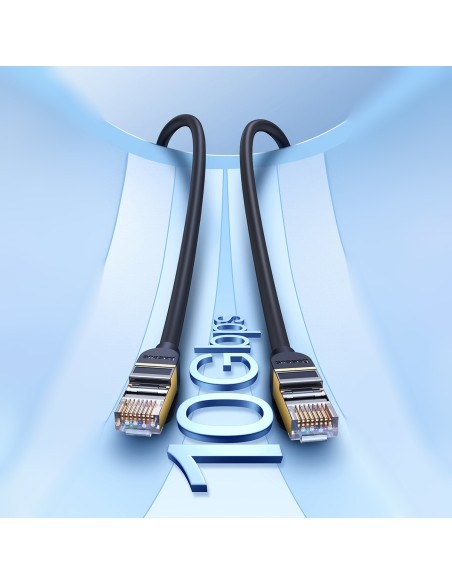 Baseus Speed Seven greitas RJ45 tinklo kabelis 10Gbps 20m juodas (WKJS010901)