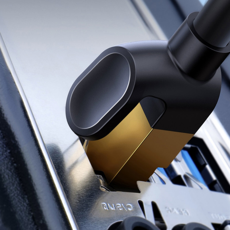 Baseus Speed Seven greitas RJ45 tinklo kabelis 10Gbps 20m juodas (WKJS010901)