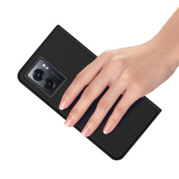 Dux Ducis Skin Pro dėklo dėklo dangtelis su atvartu Realme Narzo 50A juodas