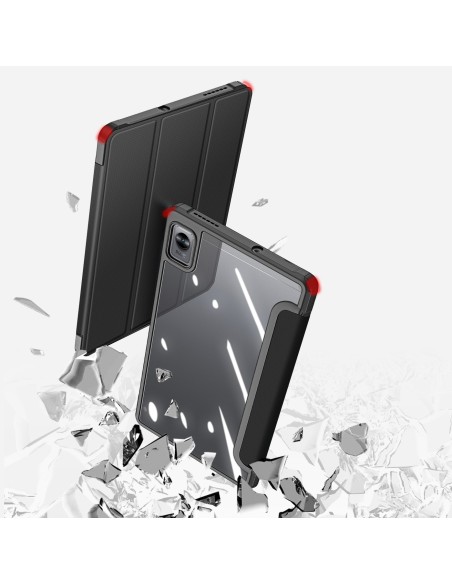 Dux Ducis Toby Armored Flip Smart Case, skirtas Realme Pad Mini juodas Dux Ducis Toby Armored Flip Smart Case, skirtas Realme Pad Mini juodas