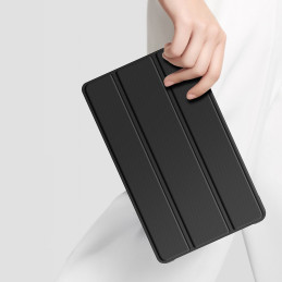 Dux Ducis Toby Armored Flip Smart Case, skirtas Realme Pad Mini juodas