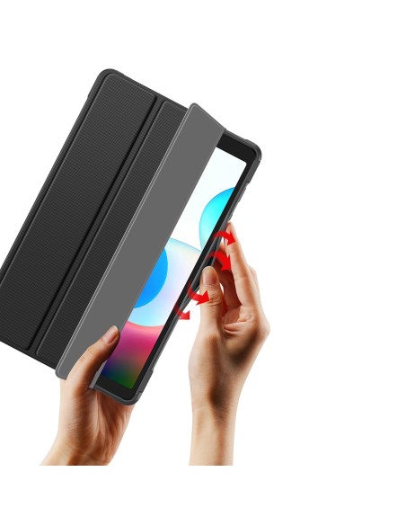 Dux Ducis Toby Armored Flip Smart Case, skirtas Realme Pad Mini juodas Dux Ducis Toby Armored Flip Smart Case, skirtas Realme Pad Mini juodas