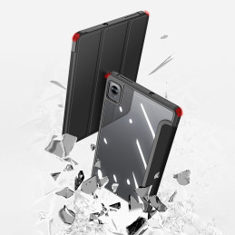 Dux Ducis Toby Armored Flip Smart Case, skirtas Realme Pad Mini juodas