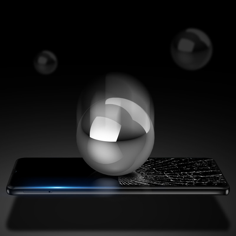 Dux Ducis 10D grūdintas stiklas, patvarus 9H grūdintas stiklas visam ekranui su rėmeliu Motorola Moto E32 juodas (tinka ...