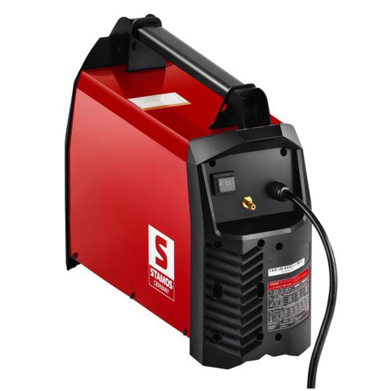Pusiau automatinis suvirinimo aparatas migomat suvirintojas TIG MIG MAG MMA IGBT S-MULTI 195A Stamos Vokietija