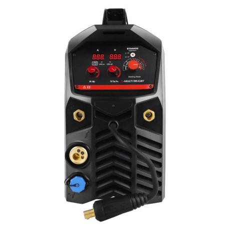 Pusiau automatinis suvirinimo aparatas migomat suvirintojas TIG MIG MAG MMA IGBT S-MULTI 195A Stamos Vokietija Pusiau automatinis suvirinimo aparatas migomat suvirintojas TIG MIG MAG MMA IGBT S-MULTI 195A Stamos Vokietija