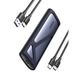 Ugreen M.2 SSD disko korpusas USB 3.2 Gen 2 (SuperSpeed USB 10 Gbps) pilka (CM400 90264)