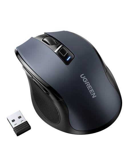 Ugreen MU006 belaidė USB 2.4GHz 4000 DPI optinė pelė – juoda Ugreen MU006 belaidė USB 2.4GHz 4000 DPI optinė pelė – juoda