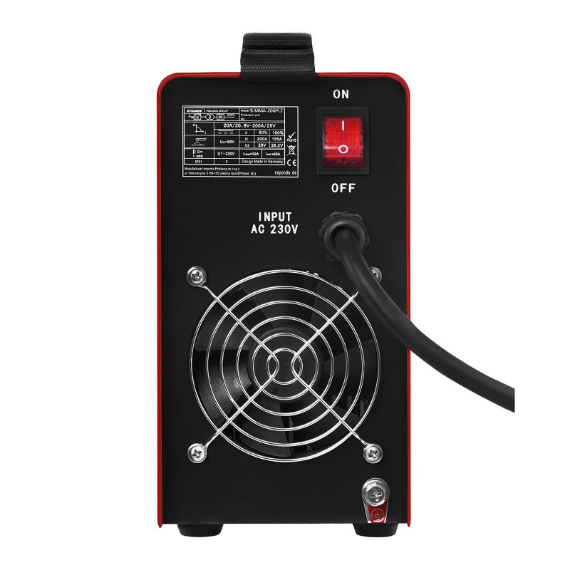 Kompaktiškas ir patikimas MMA IGBT Hot Start 200A 230V S-MMA-200PI.2 suvirintojas