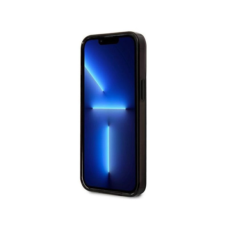 Karl Lagerfeld Gradient Ikonik Karl&Choupette dėklas, skirtas iPhone 13 Pro / iPhone 13 - juodas