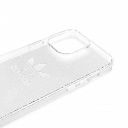 Adidas OR Protective Clear Case Glitter dėklas iPhone 13 Pro Max - skaidrus ir sidabrinis