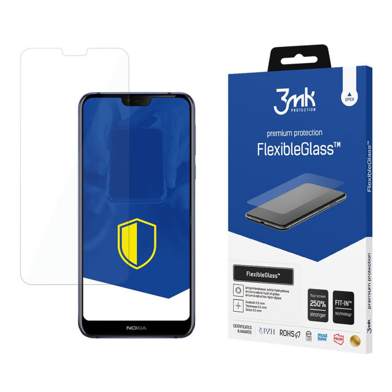 3mk FlexibleGlass™ hibridinis stiklas, skirtas Nokia 7.1