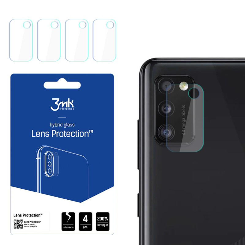 3mk Lens Protection™ hibridinis fotoaparato stiklas, skirtas Samsung Galaxy A41