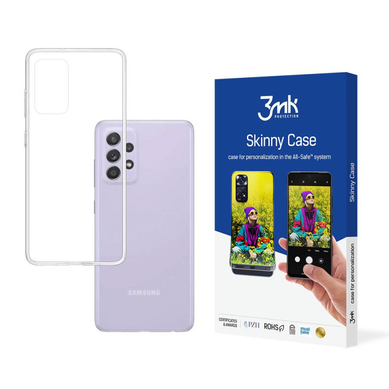 3mk Skinny dėklas, skirtas Samsung Galaxy A52 4G / 5G / A52s 5G – skaidrus
