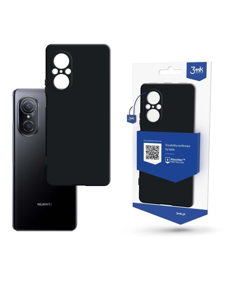 3mk matinis dėklas, skirtas Huawei Nova 9 SE - juodas