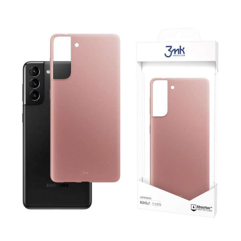 3mk matinis dėklas, skirtas Samsung Galaxy S21 5G – rožinis 3mk matinis dėklas, skirtas Samsung Galaxy S21 5G – rožinis