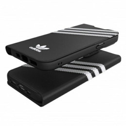 Adidas OR Booklet Case PU, skirtas iPhone 13 Pro / iPhone 13 - juodai baltas