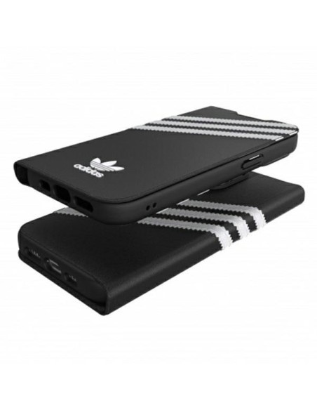 Adidas OR Booklet Case PU, skirtas iPhone 13 Pro / iPhone 13 - juodai baltas Adidas OR Booklet Case PU, skirtas iPhone 13 Pro / iPhone 13 - juodai baltas