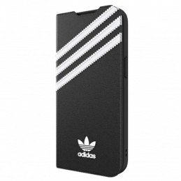 Adidas OR Booklet Case PU, skirtas iPhone 13 Pro / iPhone 13 - juodai baltas