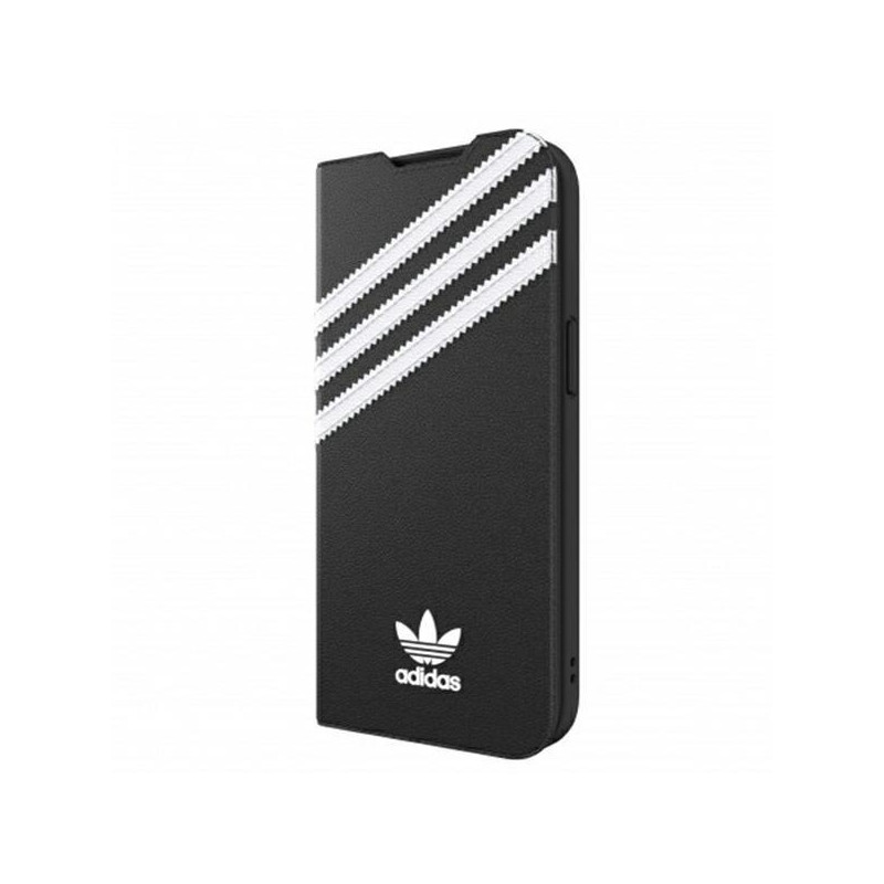 Adidas OR Booklet Case PU, skirtas iPhone 13 Pro / iPhone 13 - juodai baltas