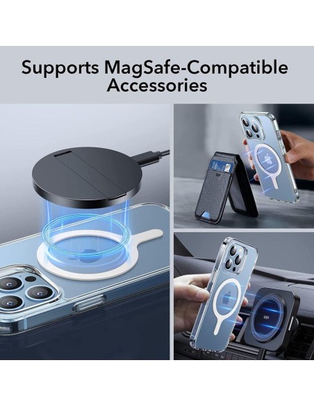 MagSafe ESR Halolock universalus žiedas - baltas 2 vnt. MagSafe ESR Halolock universalus žiedas - baltas 2 vnt.