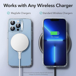 MagSafe ESR Halolock universalus žiedas - baltas 2 vnt.