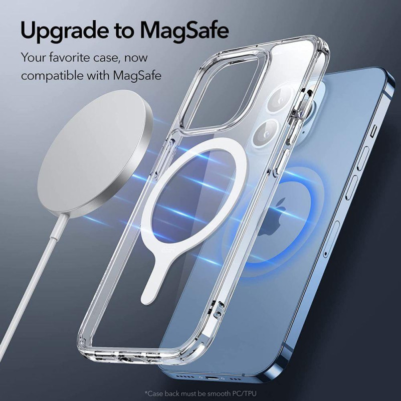 MagSafe ESR Halolock universalus žiedas - baltas 2 vnt.
