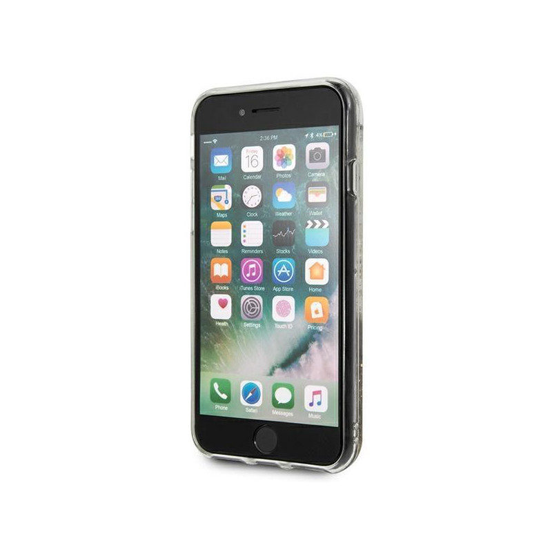 Guess Glitter Charms dėklas, skirtas iPhone SE 2022 / SE 2020 / 7 / 8 - auksinis