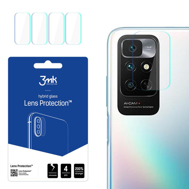 3mk Lens Protection™ hibridinis fotoaparato stiklas, skirtas Xiaomi Redmi Note 11 4G