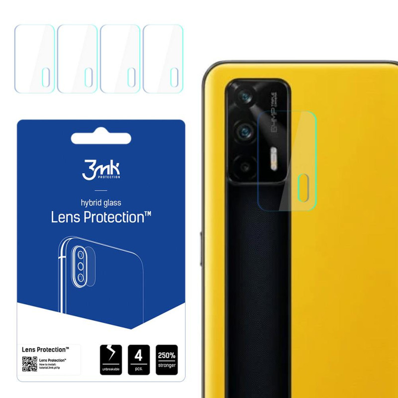 3mk Lens Protection™ hibridinis fotoaparato stiklas, skirtas Realme GT 5G 3mk Lens Protection™ hibridinis fotoaparato stiklas, skirtas Realme GT 5G