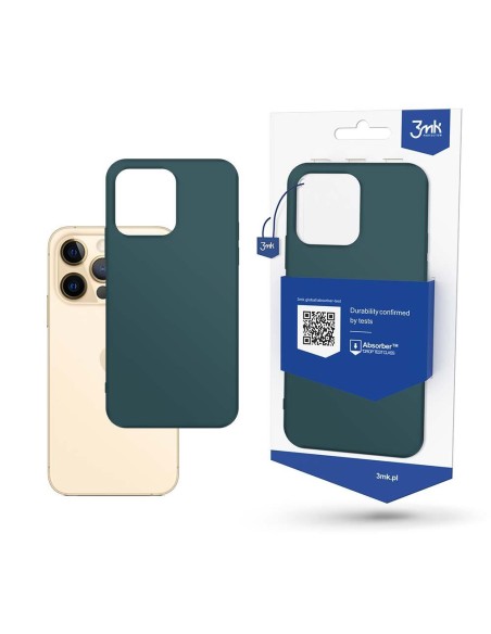 3mk matinis dėklas, skirtas iPhone 13 Pro – žalias 3mk matinis dėklas, skirtas iPhone 13 Pro – žalias