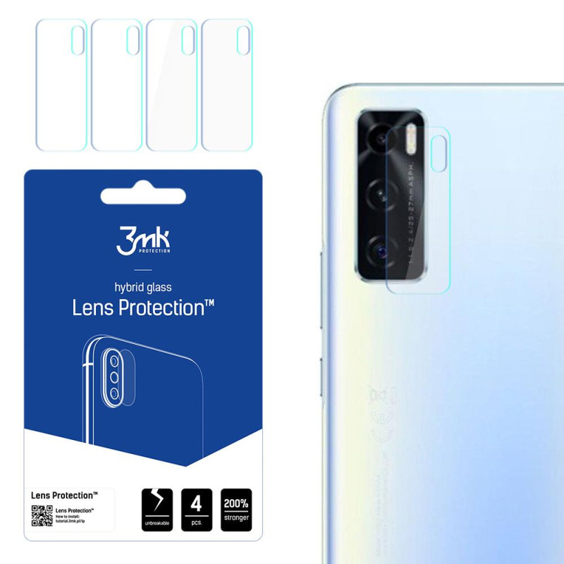 3mk Lens Protection™ hibridinis fotoaparato stiklas, skirtas Vivo Y70