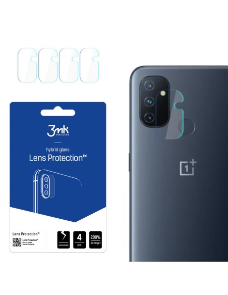 3mk Lens Protection™ hibridinis fotoaparato stiklas, skirtas OnePlus Nord N100 3mk Lens Protection™ hibridinis fotoaparato stiklas, skirtas OnePlus Nord N100