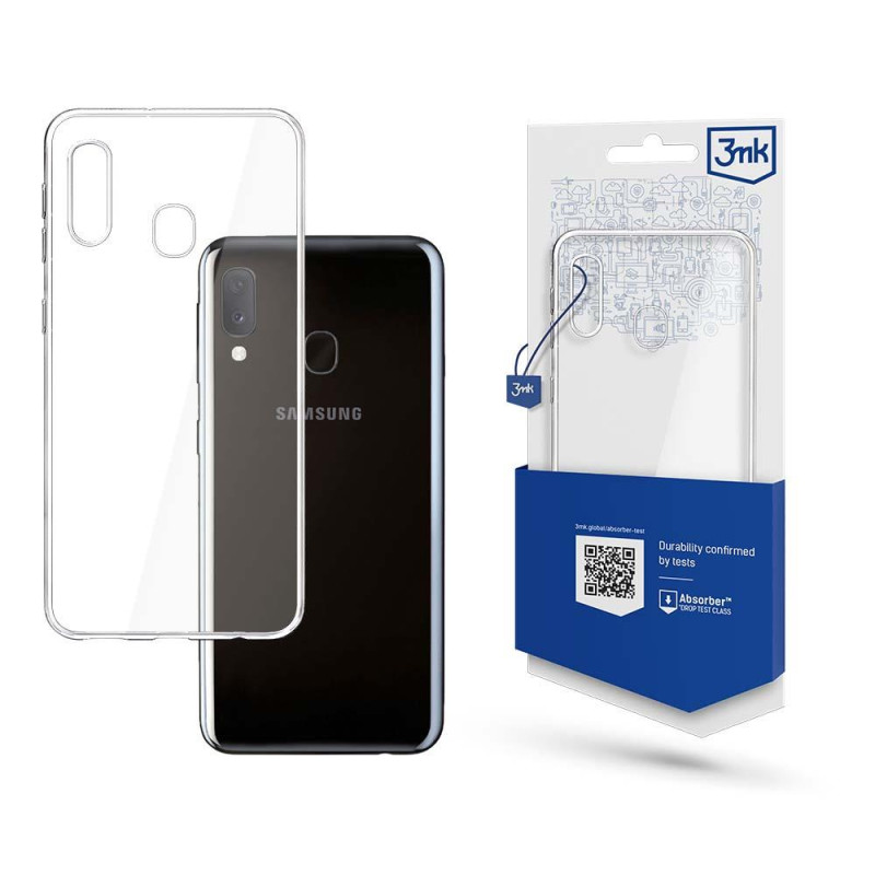 3mk skaidrus dėklas, skirtas Samsung Galaxy A20e - skaidrus 3mk skaidrus dėklas, skirtas Samsung Galaxy A20e - skaidrus