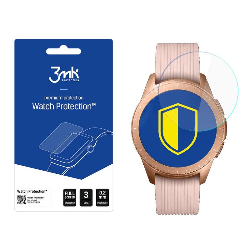 3mk Watch Protection™ v. FlexibleGlass Lite hibridinis stiklas, skirtas Samsung Galaxy Watch 42mm 3mk Watch Protection™ v. FlexibleGlass Lite hibridinis stiklas, skirtas Samsung Galaxy Watch 42mm