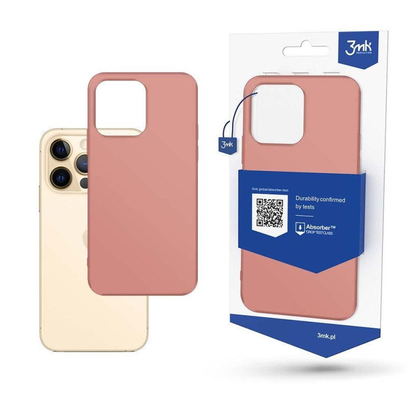 3mk matinis dėklas, skirtas iPhone 13 Pro Max – rožinis
