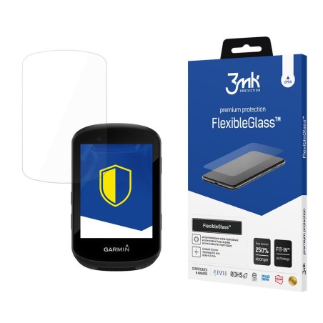 3mk FlexibleGlass™ hibridinis stiklas, skirtas Garmin Edge 530 3mk FlexibleGlass™ hibridinis stiklas, skirtas Garmin Edge 530