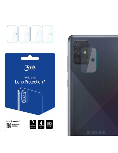 3mk Lens Protection™ hibridinis fotoaparato stiklas, skirtas Samsung Galaxy A71 5G 3mk Lens Protection™ hibridinis fotoaparato stiklas, skirtas Samsung Galaxy A71 5G