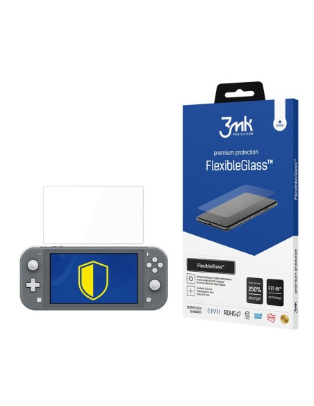 3mk FlexibleGlass™ hibridinis stiklas, skirtas Nintendo Switch Lite 2019 3mk FlexibleGlass™ hibridinis stiklas, skirtas Nintendo Switch Lite 2019