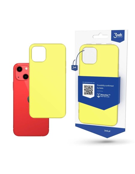 3mk matinis dėklas iPhone 13 - geltonas 3mk matinis dėklas iPhone 13 - geltonas