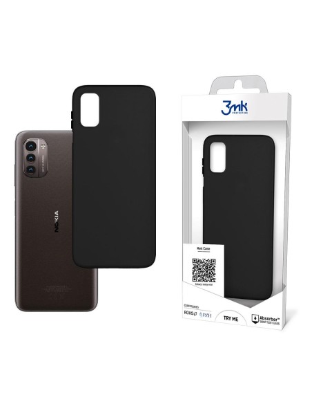 3mk matinis dėklas, skirtas Nokia G11 / G21 - juodas 3mk matinis dėklas, skirtas Nokia G11 / G21 - juodas