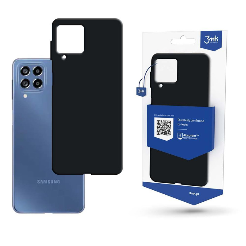 3mk matinis dėklas, skirtas Samsung Galaxy M53 5G – juodas