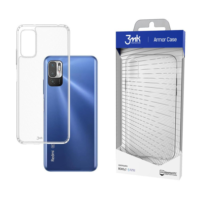 3mk Armor Case skirtas Xiaomi Redmi Note 10 5G - skaidrus