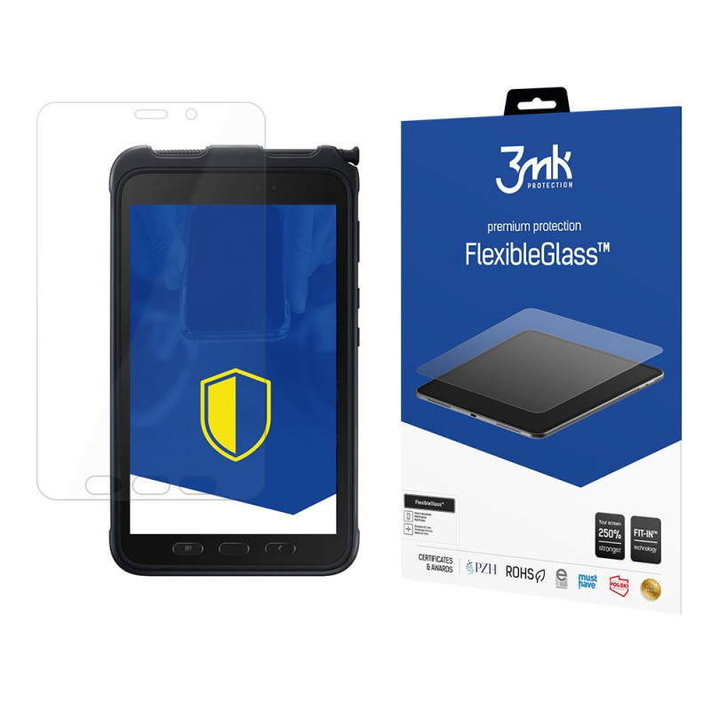 3mk FlexibleGlass™ hibridinis stiklas, skirtas Samsung Galaxy Tab Active 3 3mk FlexibleGlass™ hibridinis stiklas, skirtas Samsung Galaxy Tab Active 3