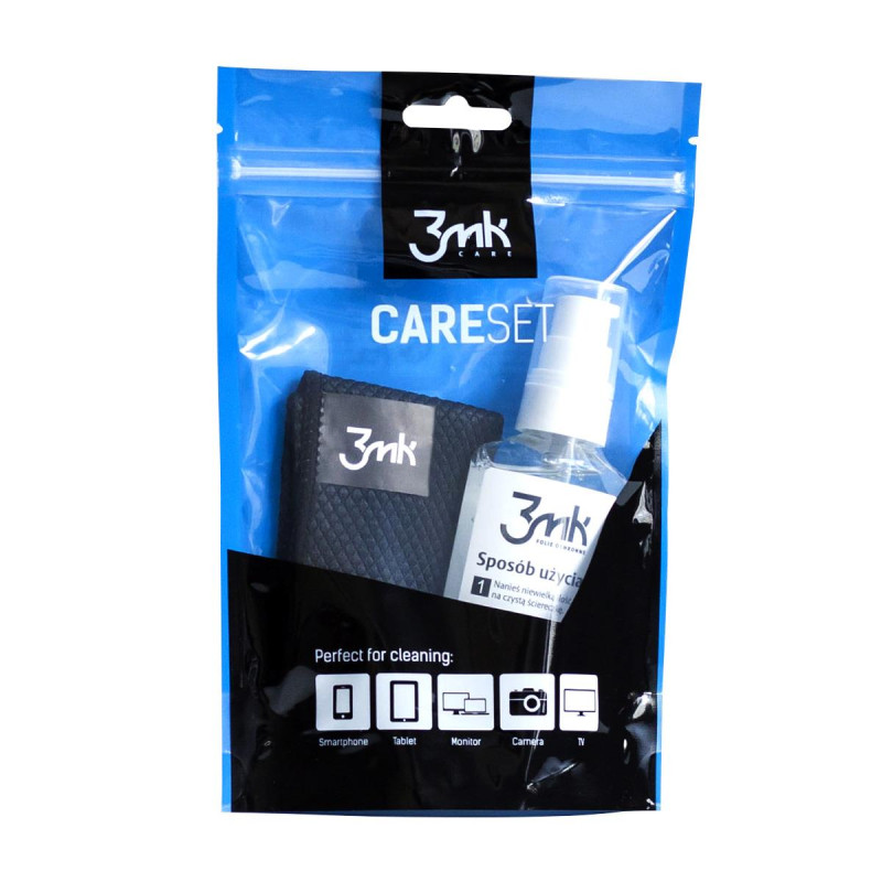 3mk CareSet valymo gelis ir šluostė