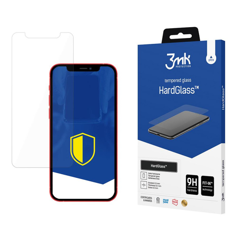 9H 3mk HardGlass™ stiklas, skirtas iPhone 12 Pro Max